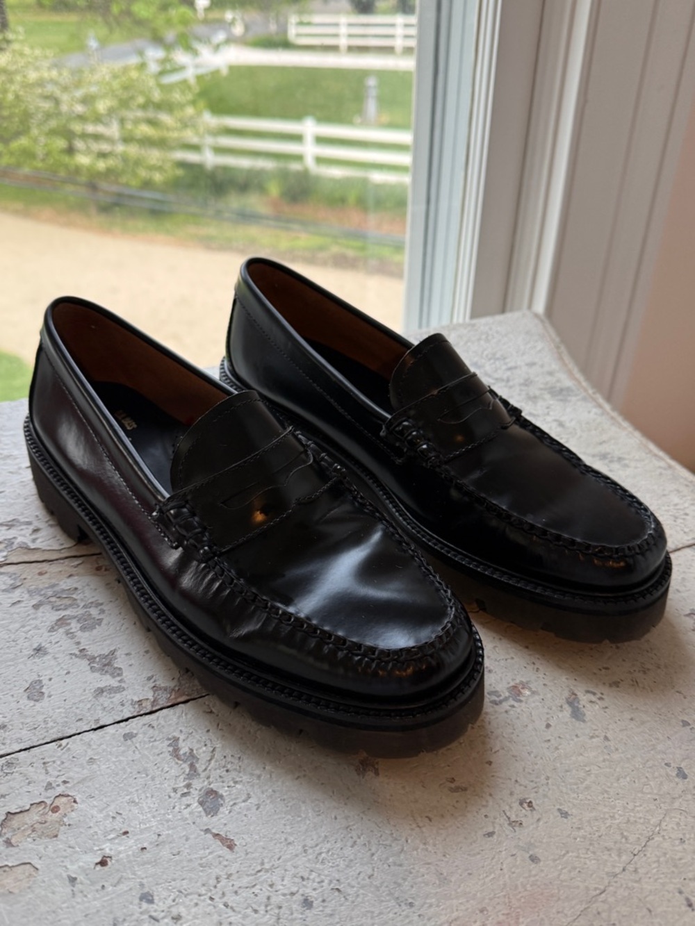 GH Bass Wejuns Whitney Super Lug loafer